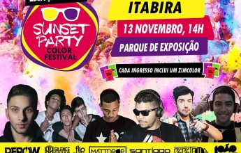 Sunset Party  O Festival das Cores em Itabira