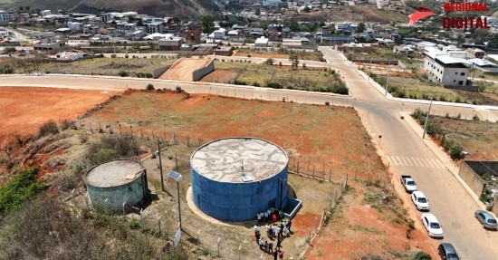 Prefeitura entrega dois novos reservat?rios de ?gua