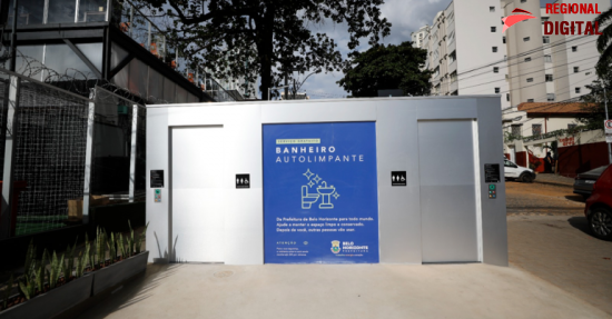 Banheiros autolimpantes de BH registram mais de 850 mil usos no primeiro ano de implanta??o